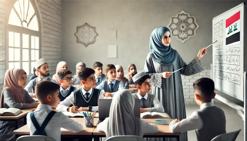 معلمة في السليمانية