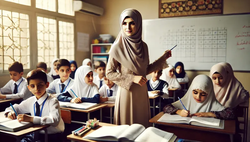 معلمة في واسط