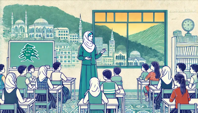 معلمة في جبل لبنان