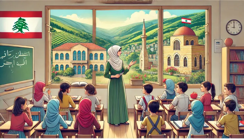 معلمة في النبطية