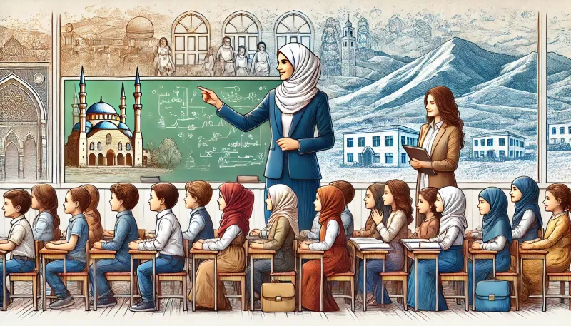 معلمة في شمال لبنان