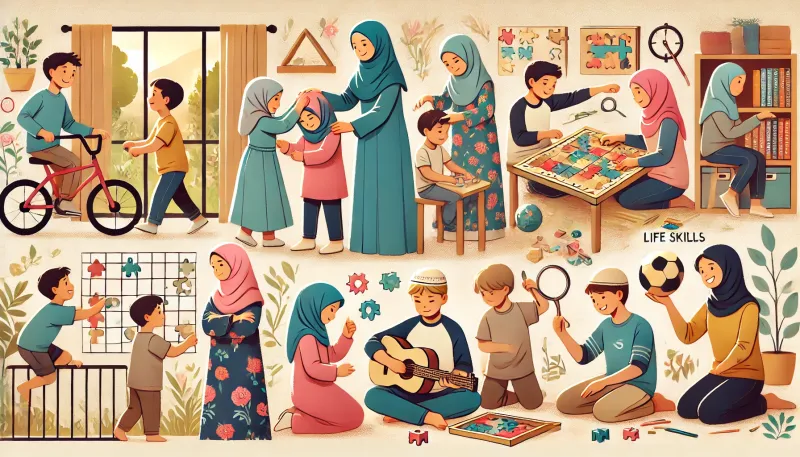 أهمية المهارات الحياتية للطفل