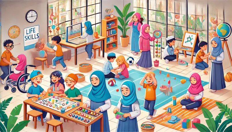 أنشطة مهارات حياتية للأطفال