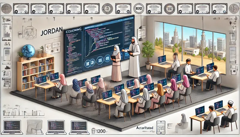 دورات برمجة معتمدة في الأردن