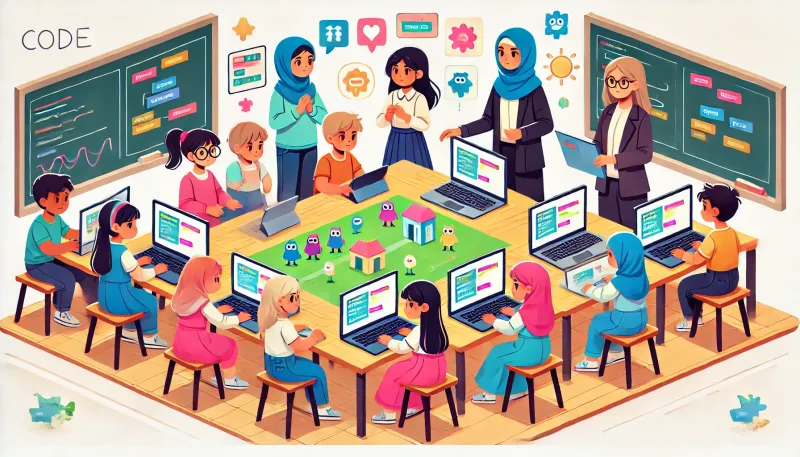 برمجة لعبة بسيطة للأطفال