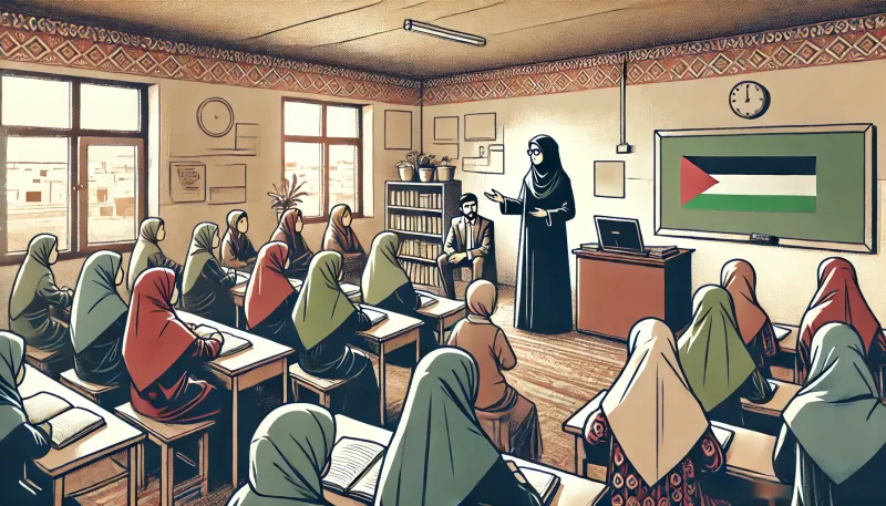 معلمة في فلسطين