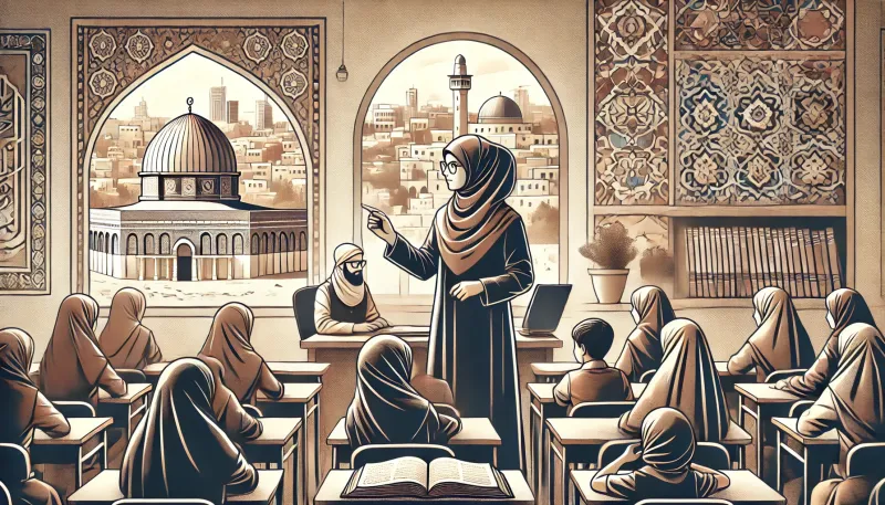 معلمة في القدس
