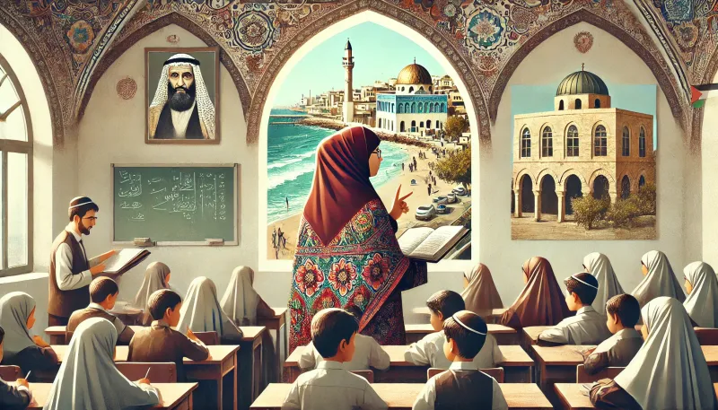 معلمة في يافا
