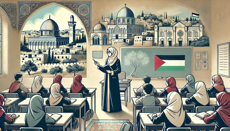 معلمة في بيت لحم