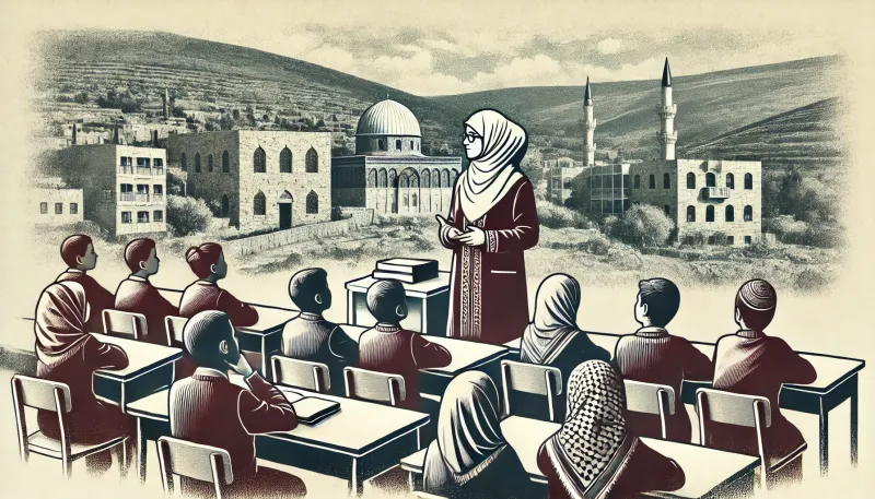 معلمة في صفد