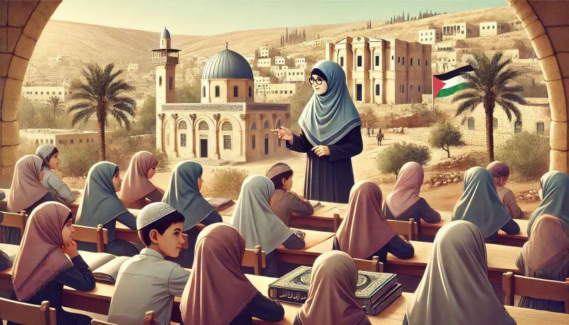 معلمة في بئر السبع