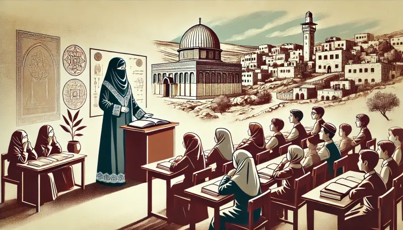 معلمة في بيسان