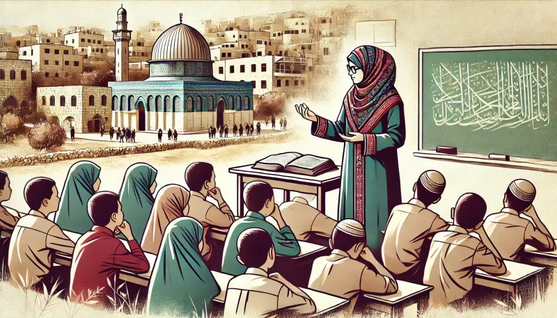 معلمة في الرملة