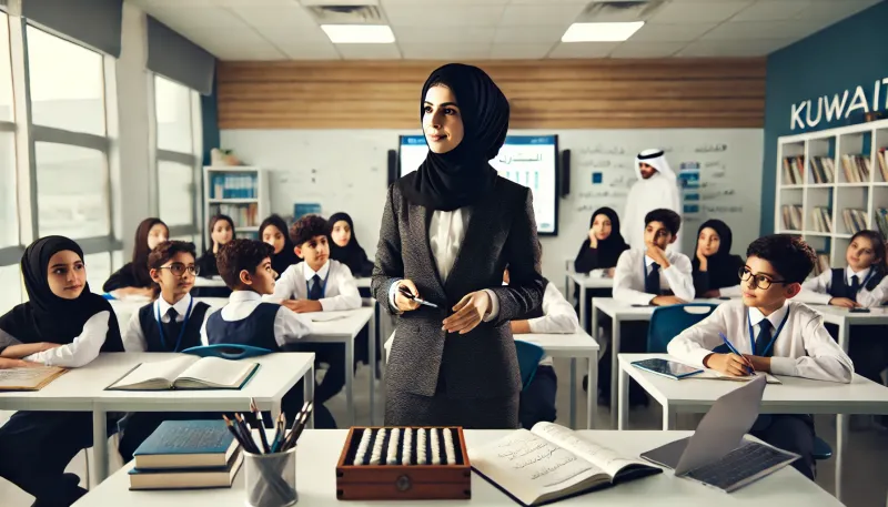 معلمة في الكويت