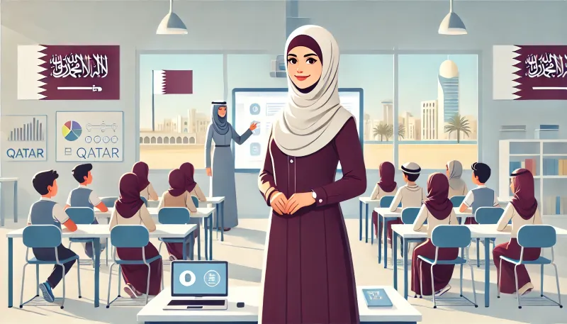 معلمة في الريان قطر