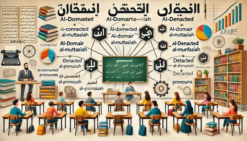 شرح الضمائر المتصلة والمنفصلة