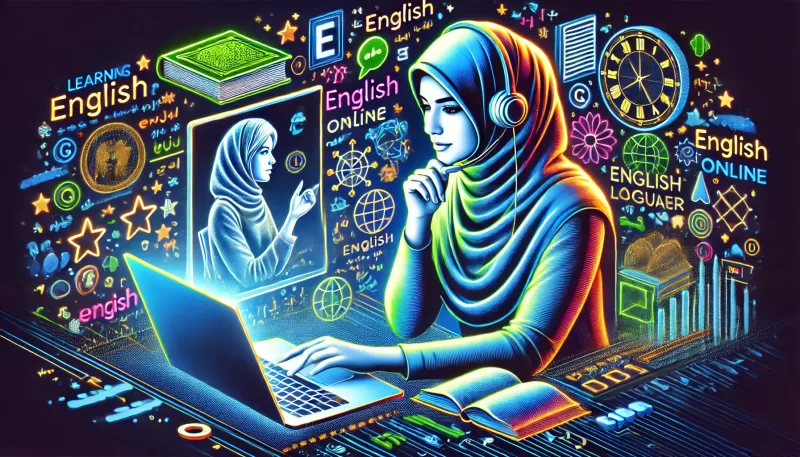 معلمة إنجليزي عن بعد - معك خطوه بخطوه