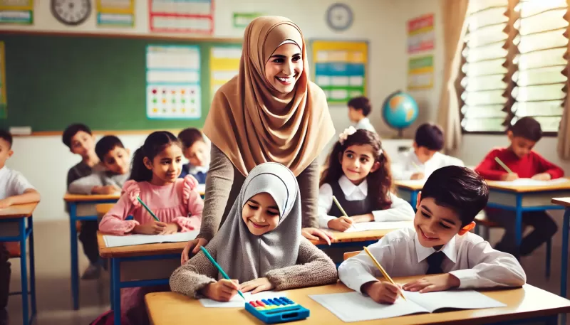 معلمة تأسيس أولى ابتدائي