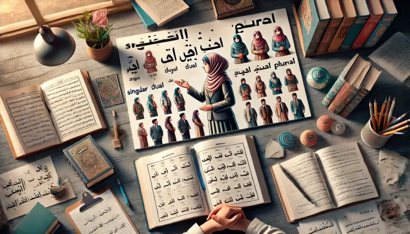 شرح تقسيم الاسم إلى مفرد ومثنى وجمع
