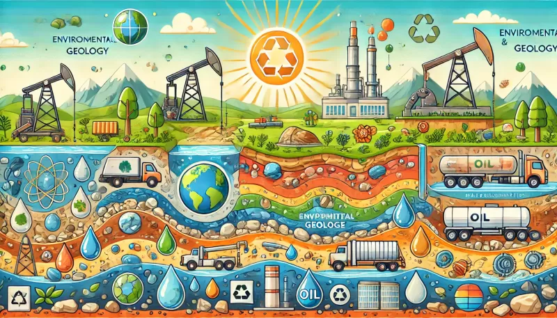 الجيولوجيا البيئية والتطبيقية: استكشاف الأرض وحماية البيئة