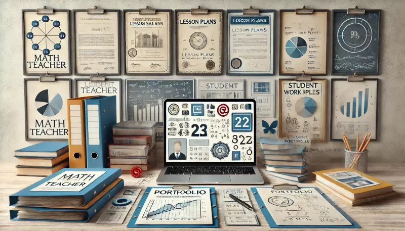 ملف إنجاز معلمة رياضيات جاهز للطباعة