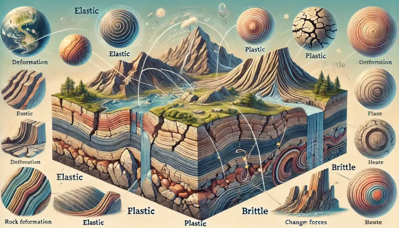 تشوه الصخور: الأسباب والأنواع والآثار الجيولوجية