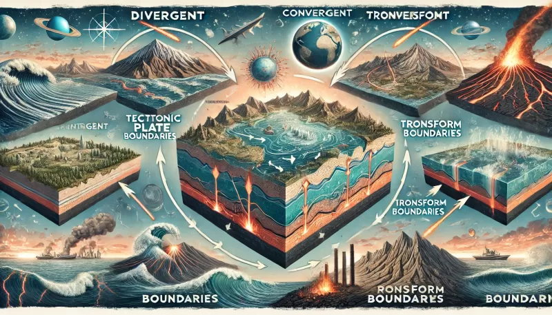 حدود الصفائح التكتونية: أنواعها وأهميتها في تكوين تضاريس الأرض