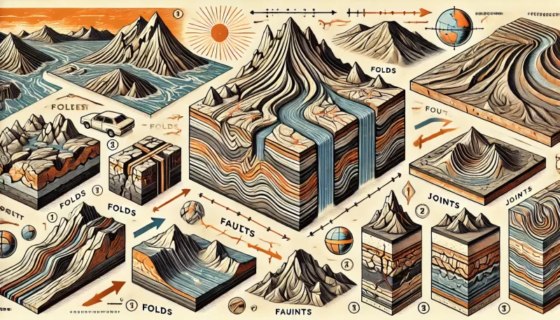 التراكيب الجيولوجية: الأنواع والأهمية في دراسة تضاريس الأرض