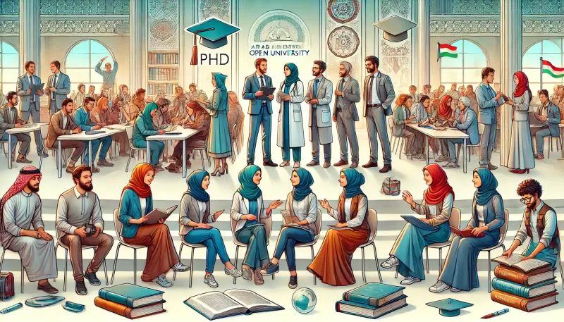 برنامج الدكتوراة في الجامعة العربية المفتوحة