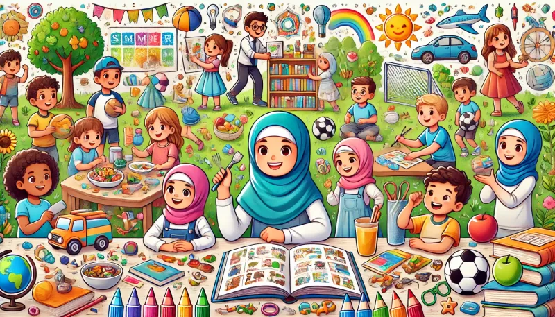 أفكار للنشاط الصيفي للأطفال