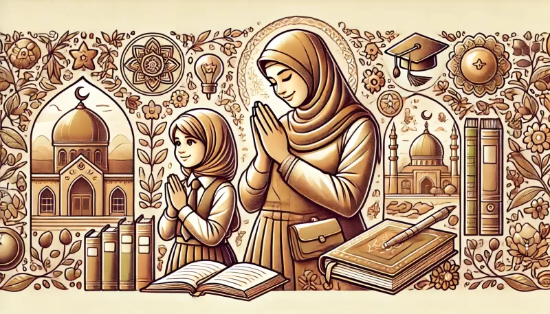 اللهم اني استودعتك بنتي في عامها الدراسي