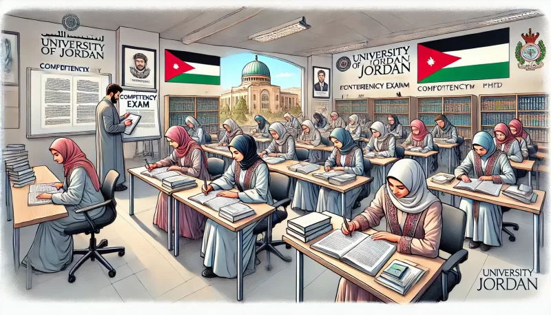 امتحان الكفاءة المعرفية لطلبة الدكتوراه في الجامعة الأردنية