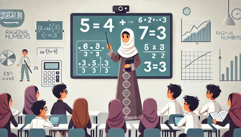 شرح العدد النسبي للصف السابع