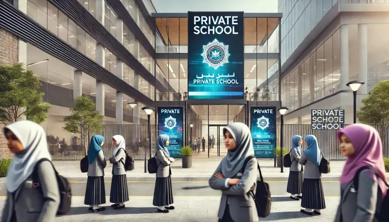 علامات المدارس الخاصة