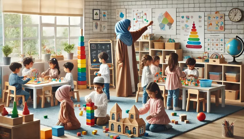 نموذج تطبيقي لتعليم الأطفال عن طريق اللعب