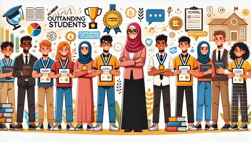 عبارات شكر للطلاب المتميزين