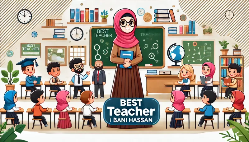 أفضل معلمة في بني حسن