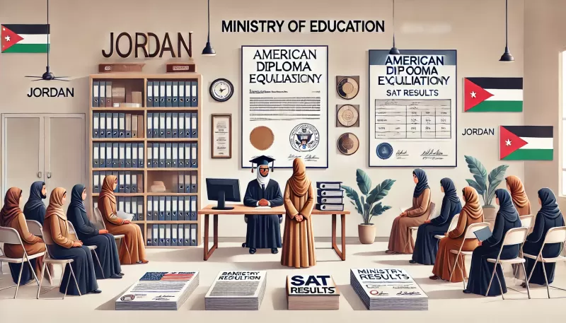 معادلة الشهادة الأمريكية في الأردن