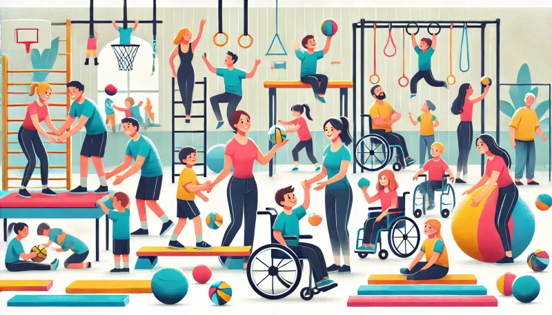 ألعاب حركية لذوي الاحتياجات الخاصة